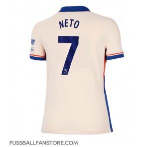 Chelsea Pedro Neto #7 Replik Auswärtstrikot Damen 2024-25 Kurzarm